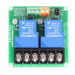2 Channel 5V 30A Relay Module Supports High and Low Trigger Optocoupler image 4