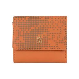 Baggit Orange Printed Small Tri-Fold Wallet for Women-image-17