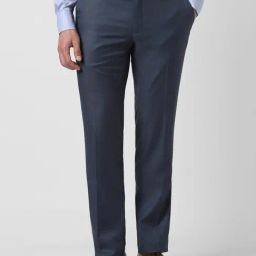 Van Heusen Blue Slim Fit Trousers-image-99