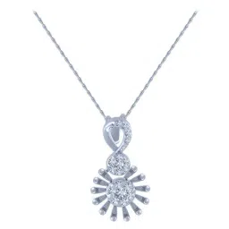 P.C. Chandra Jewellers 18 kt Gold & Diamond Pendant without Chain-picture-19