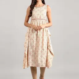 Aurelia Cream Printed A Line Kurta-picture-19
