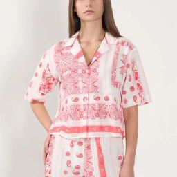 Vero Moda Pink-A-Boo Printed Casual Shirt-image-45
