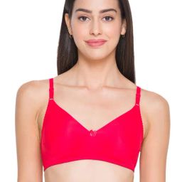 Candyskin Red Non Wired Non Padded Everyday Bra-image-89