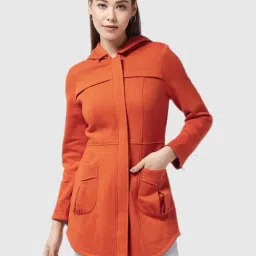 Miss Chase Rust Relaxed Fit Jacket-20