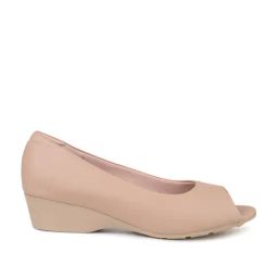 Inc.5 Women's Nude Peeptoe Wedges-image-75