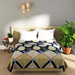 Bianca Nautical Multicolor Microfiber 250 GSM Ultra Soft Double Blanket-image-35