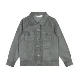 Budding Bees Kids Grey Regular Fit Full Sleeves Jacket-image-56