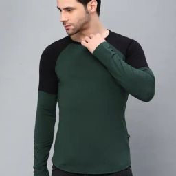 Rigo Green Crew T-Shirt-image-5