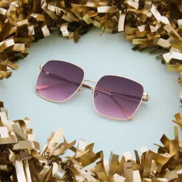 Ted Smith INFLUENCE_C6 Brown Gradient Square Sunglasses-image-52