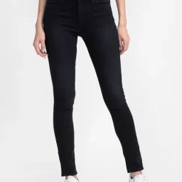 Spykar Black Cotton Skinny fit Jeans-image-76