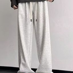 HERE&NOW Men Wide Leg Mid Rise Track Pant-image-27
