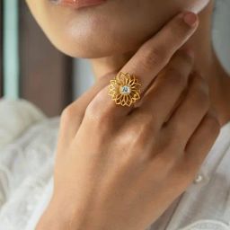 Shaya 92.5 Sterling Silver Queen of Influence Ring for Women-image-99