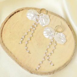 Sohi Gold Plated Pearls Casual Drop Earring For Women-image-53