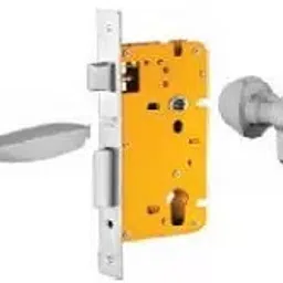 Dorset 60 mm Lever Handle Lock Set with Both Side Key Cylinder Patina ML ZA OR image 1