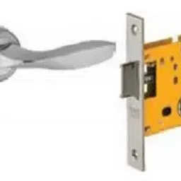 Dorset Silver Chrome Lever Handle Lock Set with Mortise Latch ML ZA OR-12