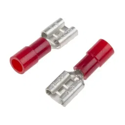 RS PRO Red Insulated Female Spade Connector, , 6.35 x 0.8 mm Tab Size, 0.5 mm² to 1.5 mm², 6139839-image-68