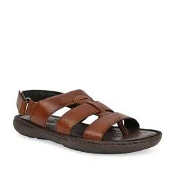 Regal Men's Tan Back Strap Sandals-image-42