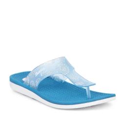 Bata Women's NEW JASMINE Blue Thong Sandals-image-2