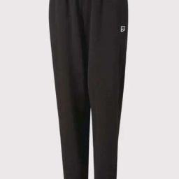 Puma Kids DOWNTOWN Black Cotton Relaxed Fit Sweatpants-image-21
