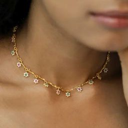 Shaya 92.5 Sterling Silver Drops of Nostalgia Necklace for Women-image-49