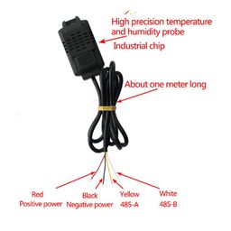 Temperature and Humidity Transmitter SHT20 High-Precision RS485 XY-MD01 with Shell Cable 1M(shell cable only) image 2