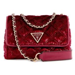 Guess Women Red Self-Design Sling Bag-image-30