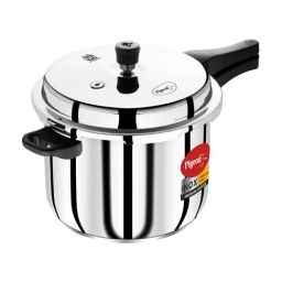 Pigeon Silver Stainless steel Pressure Cooker (75 L)-image-13