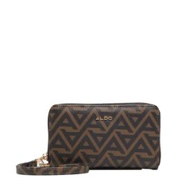 ALDO Brown Casual Synthetic Zip Around Wallet for Women-image-22