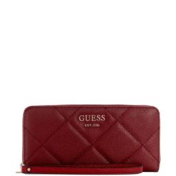 GUESS Merlot Quilted Zip Around Wallet-image-63