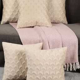 Feather Patterned Velvet Cushion Covers-48