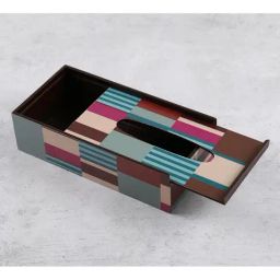 india circus by krsnaa mehta India Circus By Krshna Mehta Multicolor Mdf Printed Tissue Paper Box Holder image 3