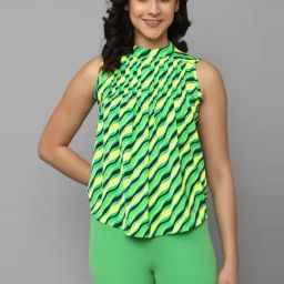 Allen Solly Green Printed Top-image-18
