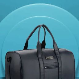 Lavie Sport Captain 32L Synthetic Leather Unisex  Duffle Bag (Navy)-29