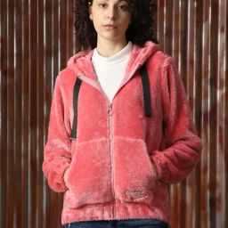 High Star Pink Relaxed Fit Jacket-18
