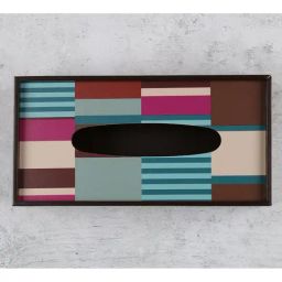 india circus by krsnaa mehta India Circus By Krshna Mehta Multicolor Mdf Printed Tissue Paper Box Holder image 4