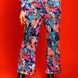 Sera Multicolor Printed Regular Fit Mid Rise Trousers-0