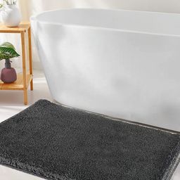 IVAZA Grey Microfibre 1400 GSM Bath Rugs-picture-33