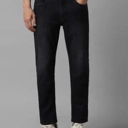 Louis Philippe Black Regular Fit Jeans-picture-42