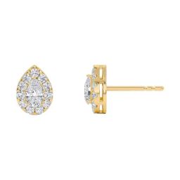SHINE ETERNAL Lab Grown 14k (585) Yellow Gold Earrings for Women-image-84