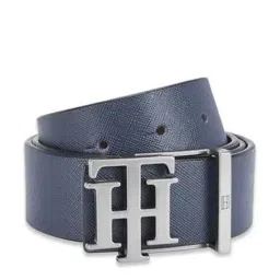 Tommy Hilfiger Navy & Brown Hobro Leather Reversible Belt-image-97