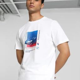 Puma BMW M Motorsport White Cotton Regular Fit Printed Sports T-Shirt-image-48