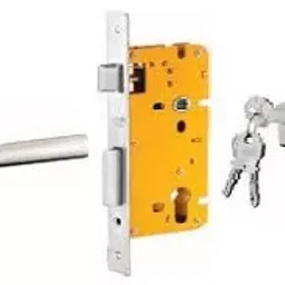 Dorset 60 mm Lever Handle Lock Set with Both Side Key Cylinder Patina ML CAR OR-11