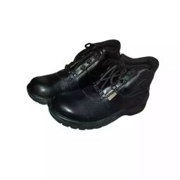SAFE WORK Steel Toe Safety Shoes PU Sole High Ankle Black Genuine Leather Size UK 11, Lion-picture-18