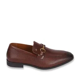 Louis Philippe Men's Brown Formal Loafers-image-91