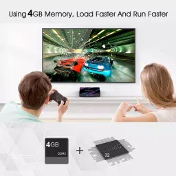 Willen 4K Mini PC Box with Android 10, 4 GB RAM 32 GB ROM & RK3318 Quad Core Processor, WI-12 image 5