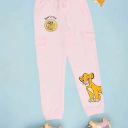 Pantaloons Junior Girls Almond Blossom Cotton Character Based Track Bottoms & Joggers-image-29