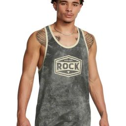 Under Armour Green Regular Fit Printed Tank Tee-image-72