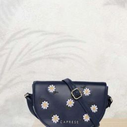 Caprese KYLE Navy Floral Medium Sling Handbag-image-56