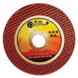 Div's Cut Off Wheel 2 Nett Red Dia 4 inch (101.6 mm) 1 mm Thickness, Plus (Pack of 10)-image-63