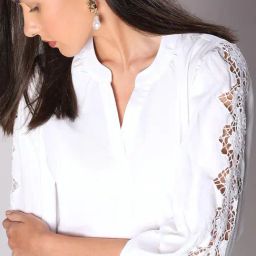 Vero Moda White Cotton Regular Fit Tops-picture-11
